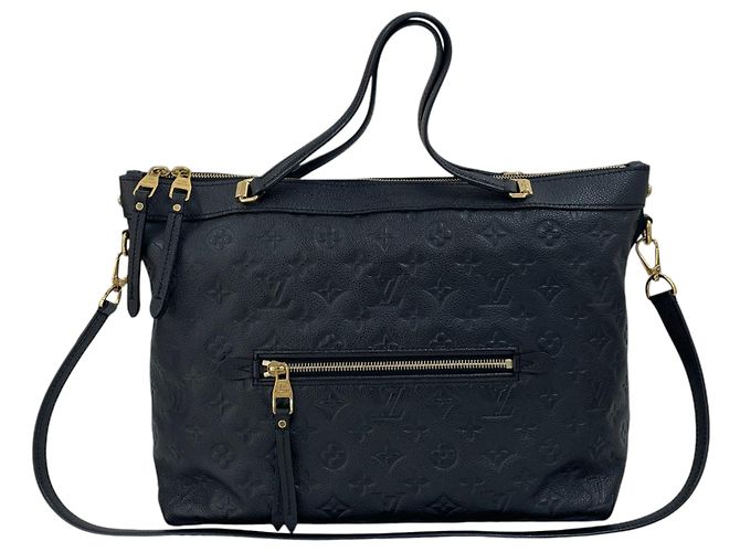 Louis Vuitton Tote e bolsa de ombro Monogram Empreinte Bastille MM Preto