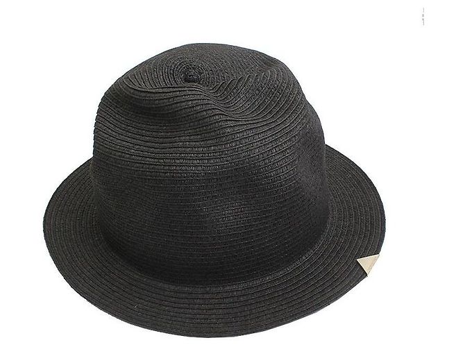 Armani Schwarzer Papierhut Emporio