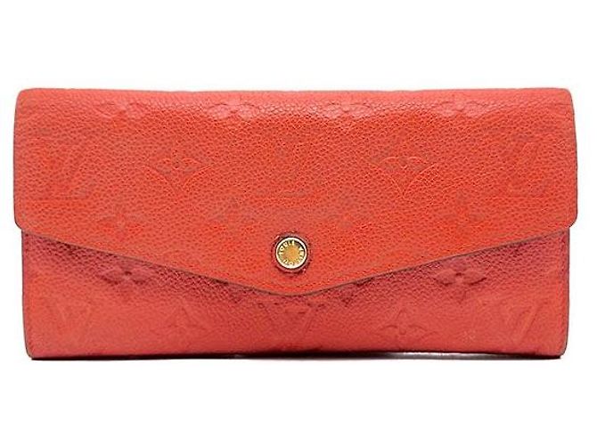 Louis Vuitton Empreinte Curious Wallet Red