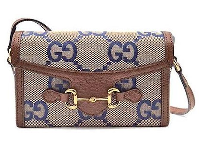 Horsebit 1955 Gucci Mini bolsa Horsebit de edição limitada Marrom