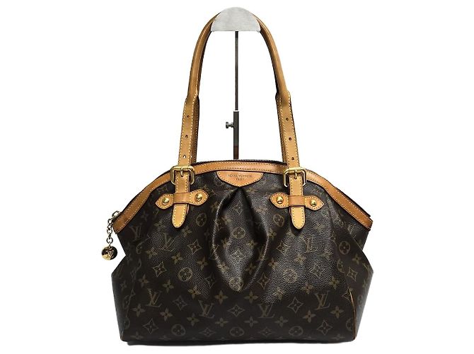 Louis Vuitton Bolsa Tote Tivoli PM Monogram Canvas Marrom