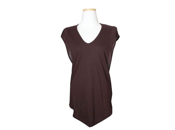 Helmut Lang Top in Dunkelbraun