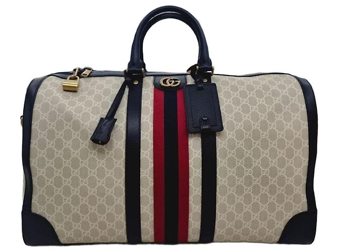 Gucci Borsa da Viaggio Savoy Duffle Blu