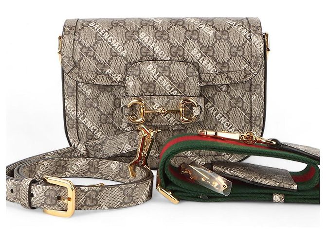 Horsebit 1955 Gucci Bolsa transversal mini Horsebit Balenciaga Hacker Project Multicor