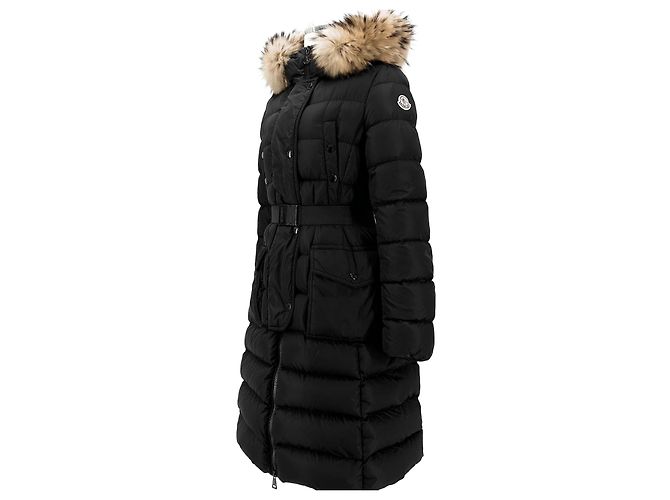 Moncler Chloe Women's Long Down Jacket Black