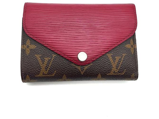 Louis Vuitton Cartera Compacta Monogram Marilu Roja