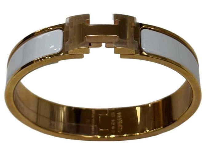 Hermès Click White Rose Gold PM Weiß 