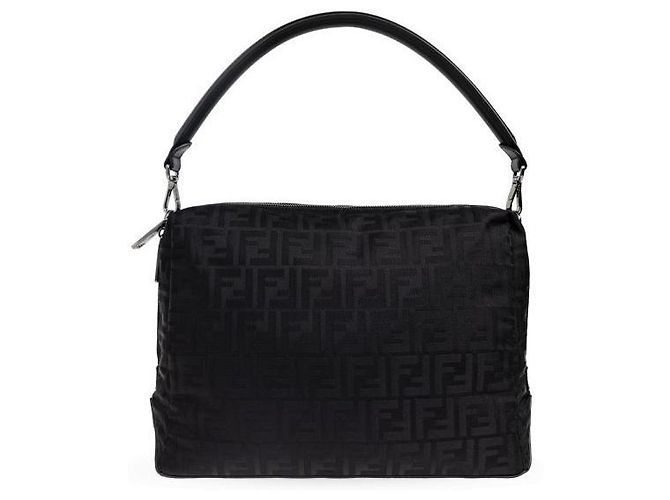Fendi Grande borsa in nylon Nero