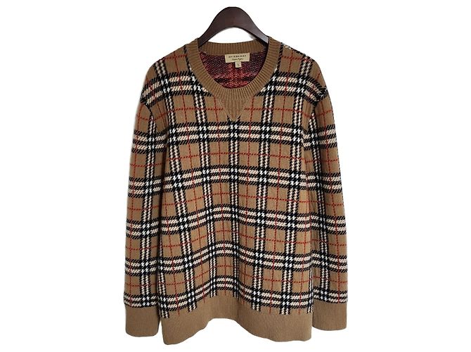 Burberry Check Cashmere Men's Knit Multiple colors