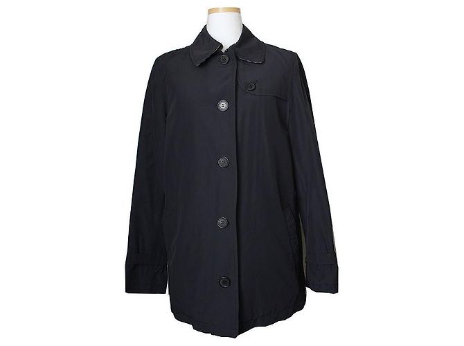 Burberry Black Button Jacket Inner Vest