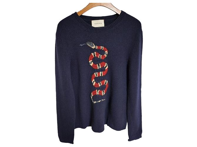 Gucci Snake Men's Knit Black