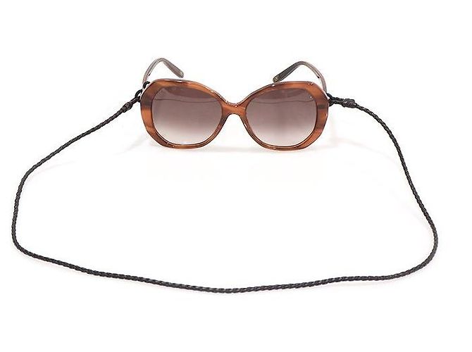 Bottega Veneta Brown Frame Women's Sunglasses