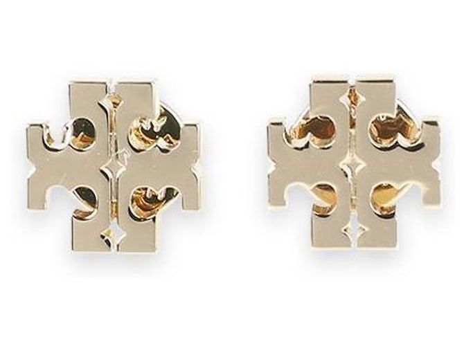 Tory Burch Orecchini Kira Stud da donna (Oro) Arancione 