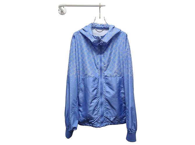 Louis Vuitton Black Shadow Damier Spread Windbreaker Blue