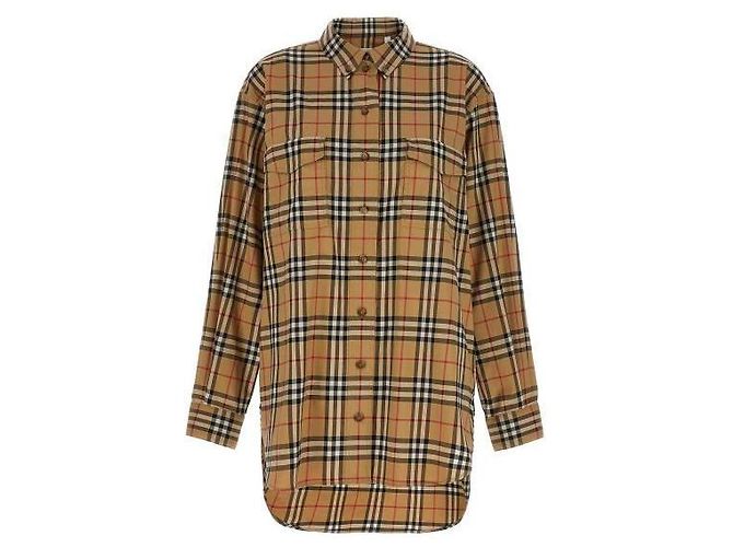 Burberry Camicia in cotone a quadri Multicolore