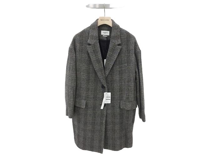 Isabel Marant Herringbone Wool Coat Multiple colors