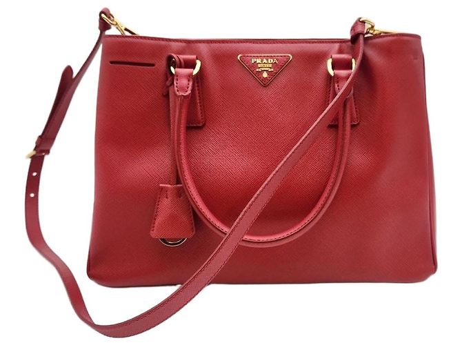 Prada Sac cabas Saffiano Lux Rouge