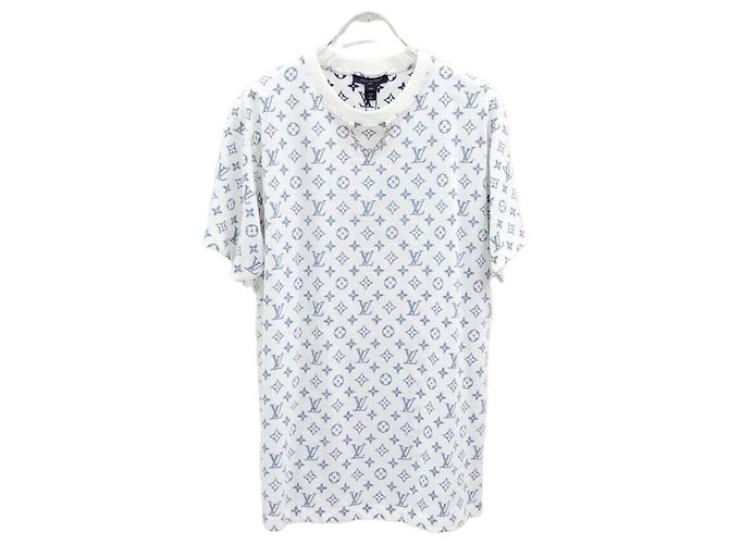Louis Vuitton Camiseta LV Escale com monograma estampado Prata
