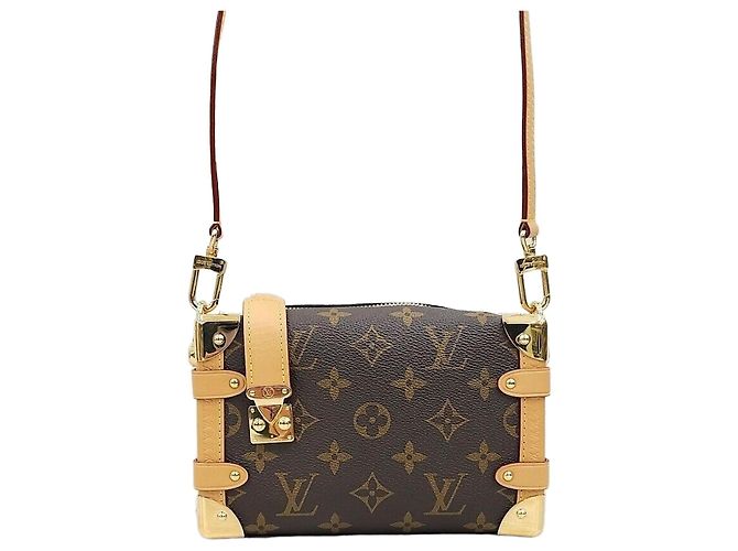 Louis Vuitton Bolsa de Ombro Monogram Side Trunk PM Multicor