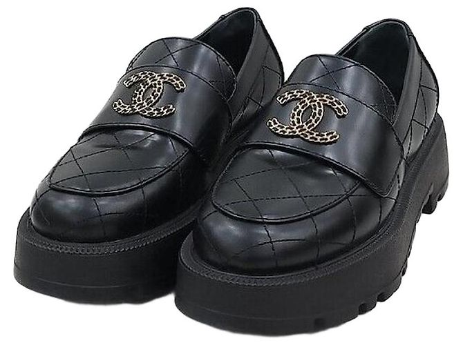 Chanel Mocassin classique en cuir Multicolore