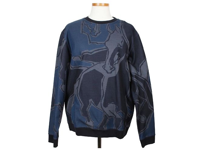 Hermès Strick-Sweatshirt XL Mehrfarben 