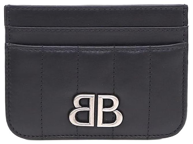 Balenciaga Monogram Monaco Black Card Holder