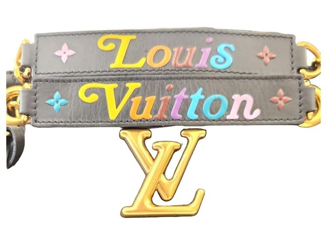 Louis Vuitton New Wave Chain Shoulder Bag Black