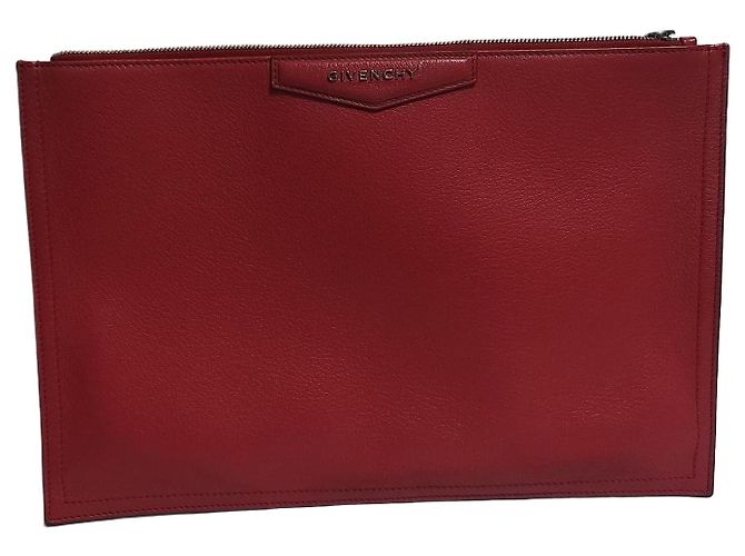 Givenchy Antigona Unisex Clutch Rot