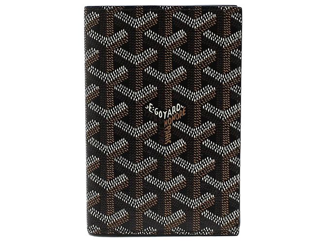 Cartera para pasaporte Goyard Grinell negra Negro