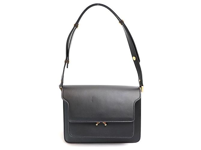 Marni Borsa a Spalla Trunk Medium Nero 