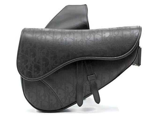 Dior Oblique Saddle Bag für Herren Schwarz