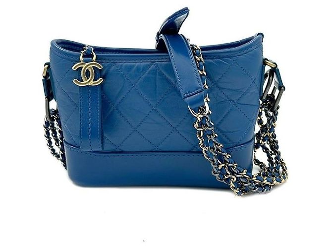 Chanel Sac Hobo Gabrielle Small Bleu