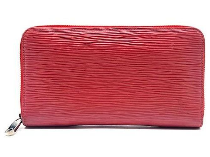 Louis Vuitton Epi Zippy Organizer Wallet Red