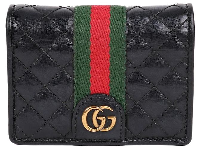 Gucci Quilted Black Marmont Women's Wallet