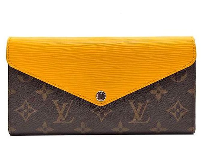 Louis Vuitton Cartera larga Monogram Epi Mattie Amarillo
