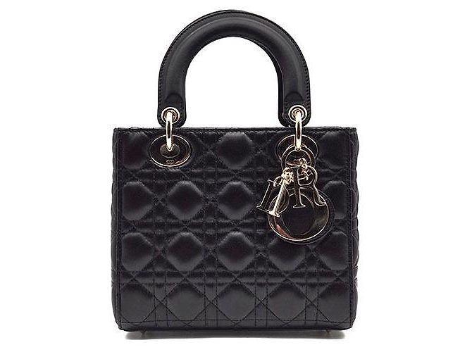 Dior Sac Lady Christian Cannage Small Noir