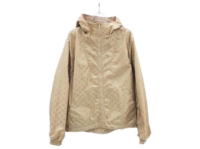 Louis Vuitton Monogram Reversible Nylon Windbreaker Orange