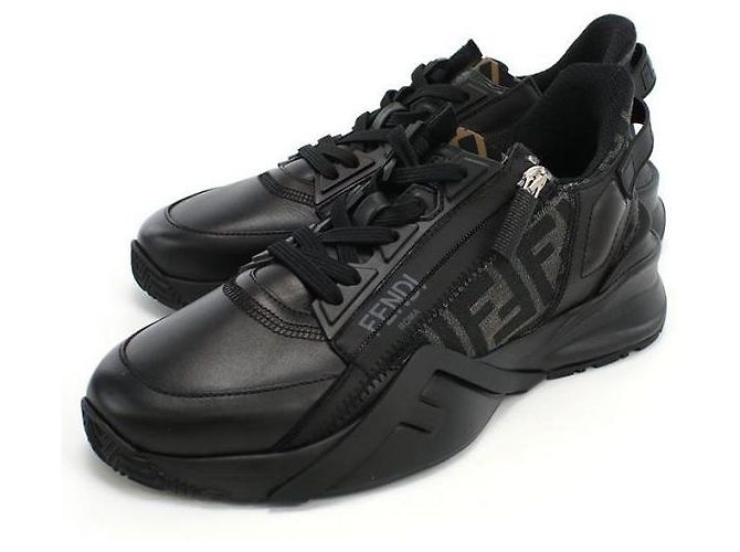 Fendi Sneakers basse in pelle Flow AJZH
