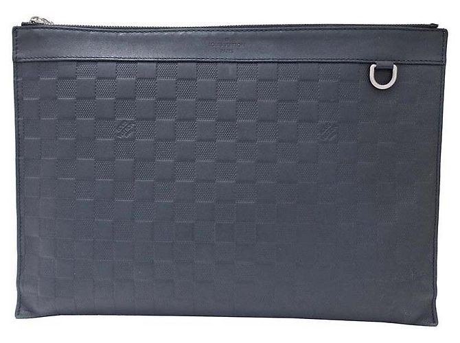Louis Vuitton Pochette Clutch Damier Infini Preto
