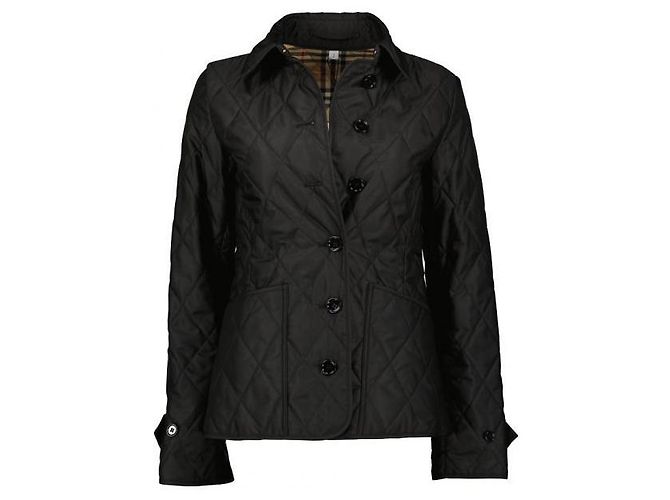 Burberry Diamond-Steppjacke mit Thermoregulierung Schwarz