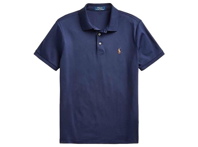 Ralph Lauren Soft Touch Polo Blau