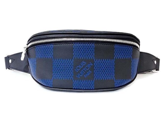 Louis Vuitton Damier Infini Campus Gürteltasche Blau