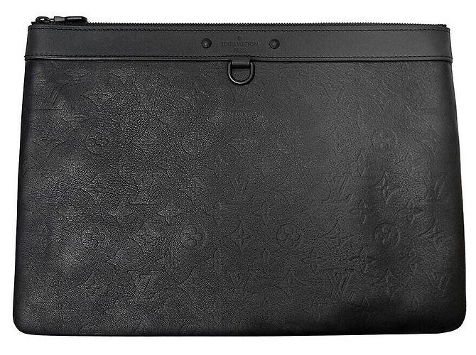 Louis Vuitton Pochette Clutch Monogram Shadow Noir