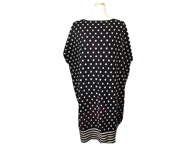 Kenzo Langes Strickoberteil Depile Droplet Schwarz