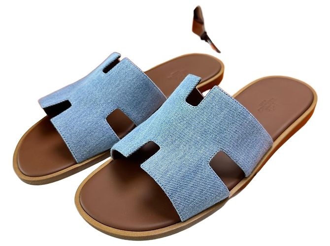 Hermès Izmir Sandal Slipper Denim Multiple colors