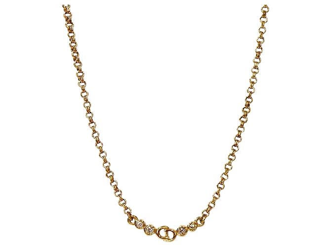Dior Collar Cubic CD Gold Dorado