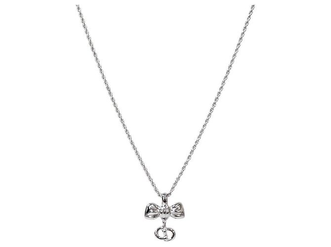 Dior Collana Ribbon CD Argento 
