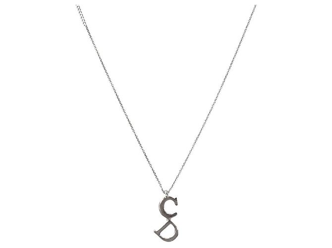 Dior Collana Verticale CD Argento 