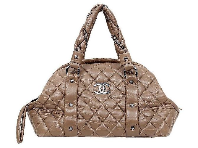 Chanel Sac cabas matelassé CC marron