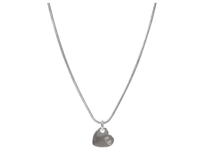 Dior Collar de Corazón Plata
